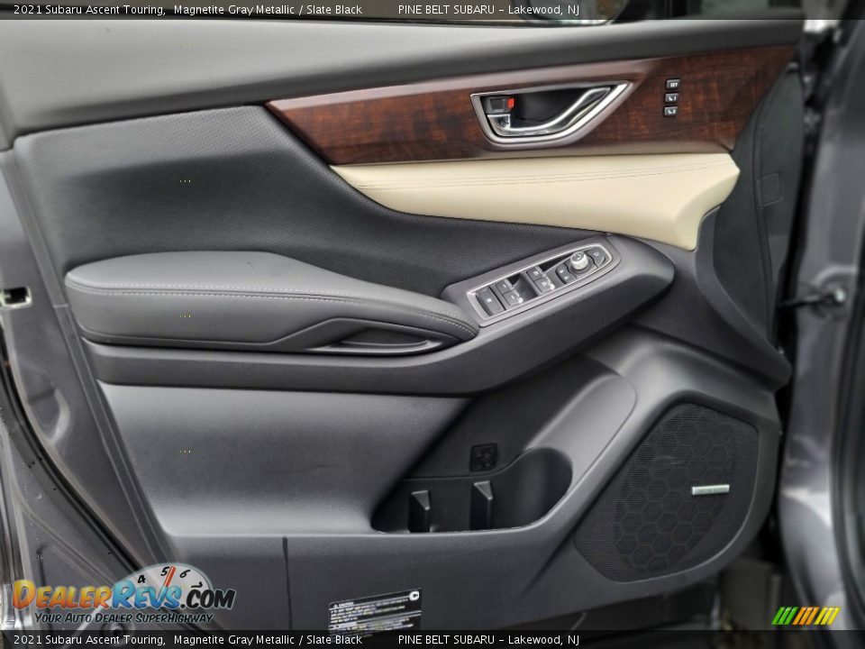2021 Subaru Ascent Touring Magnetite Gray Metallic / Slate Black Photo #12