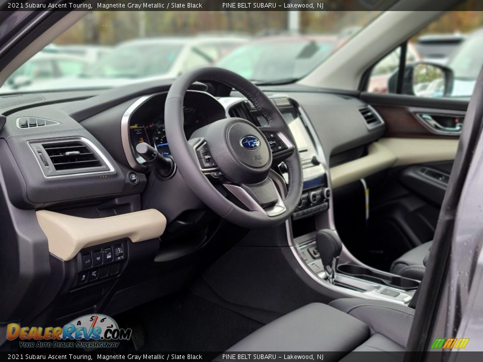 2021 Subaru Ascent Touring Magnetite Gray Metallic / Slate Black Photo #13