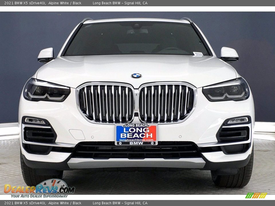 2021 BMW X5 sDrive40i Alpine White / Black Photo #2