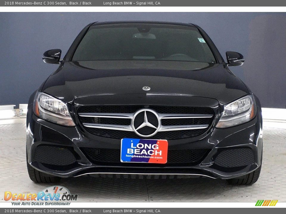 2018 Mercedes-Benz C 300 Sedan Black / Black Photo #2