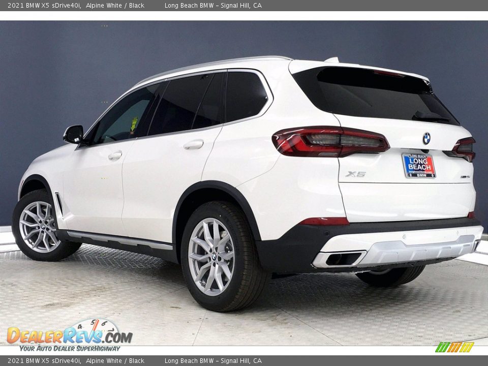 2021 BMW X5 sDrive40i Alpine White / Black Photo #3