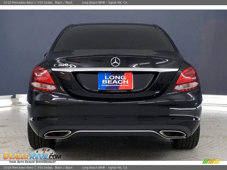 2018 Mercedes-Benz C 300 Sedan Black / Black Photo #3