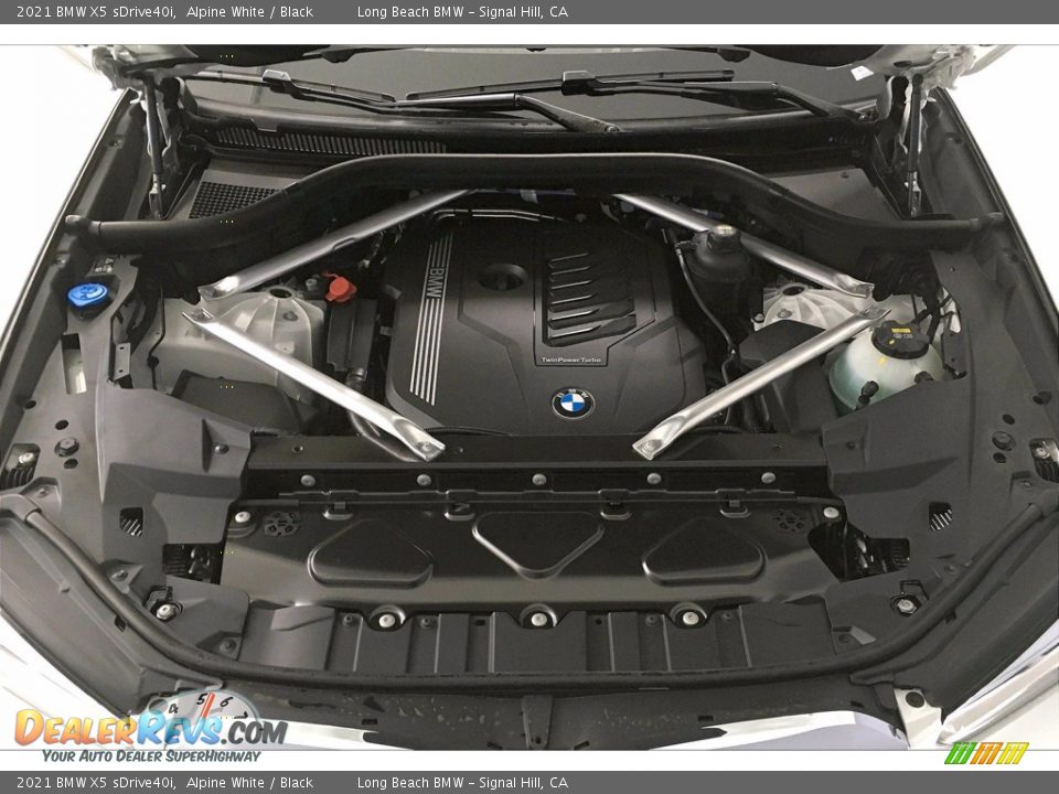 2021 BMW X5 sDrive40i Alpine White / Black Photo #10