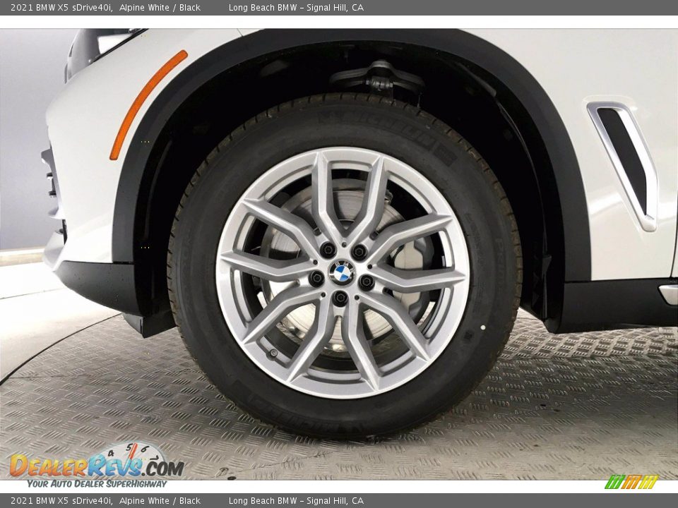 2021 BMW X5 sDrive40i Alpine White / Black Photo #12