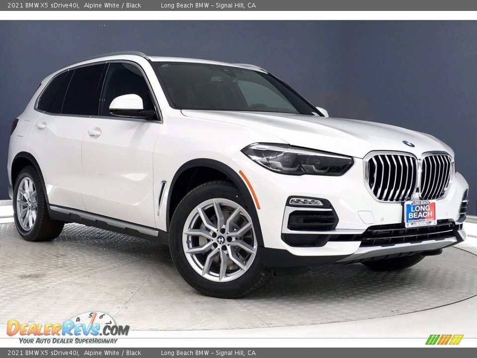 2021 BMW X5 sDrive40i Alpine White / Black Photo #19