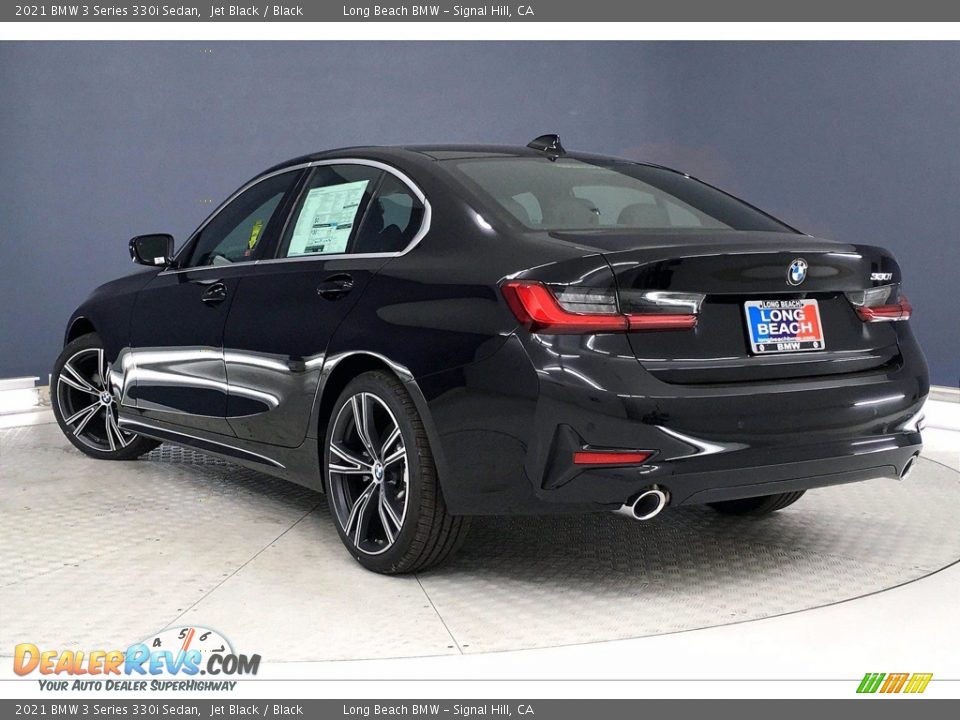 2021 BMW 3 Series 330i Sedan Jet Black / Black Photo #3