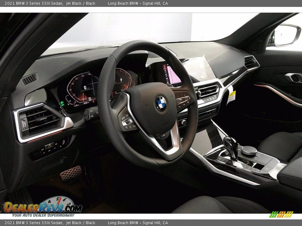 2021 BMW 3 Series 330i Sedan Jet Black / Black Photo #7