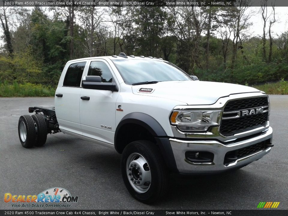 2020 Ram 4500 Tradesman Crew Cab 4x4 Chassis Bright White / Black/Diesel Gray Photo #4