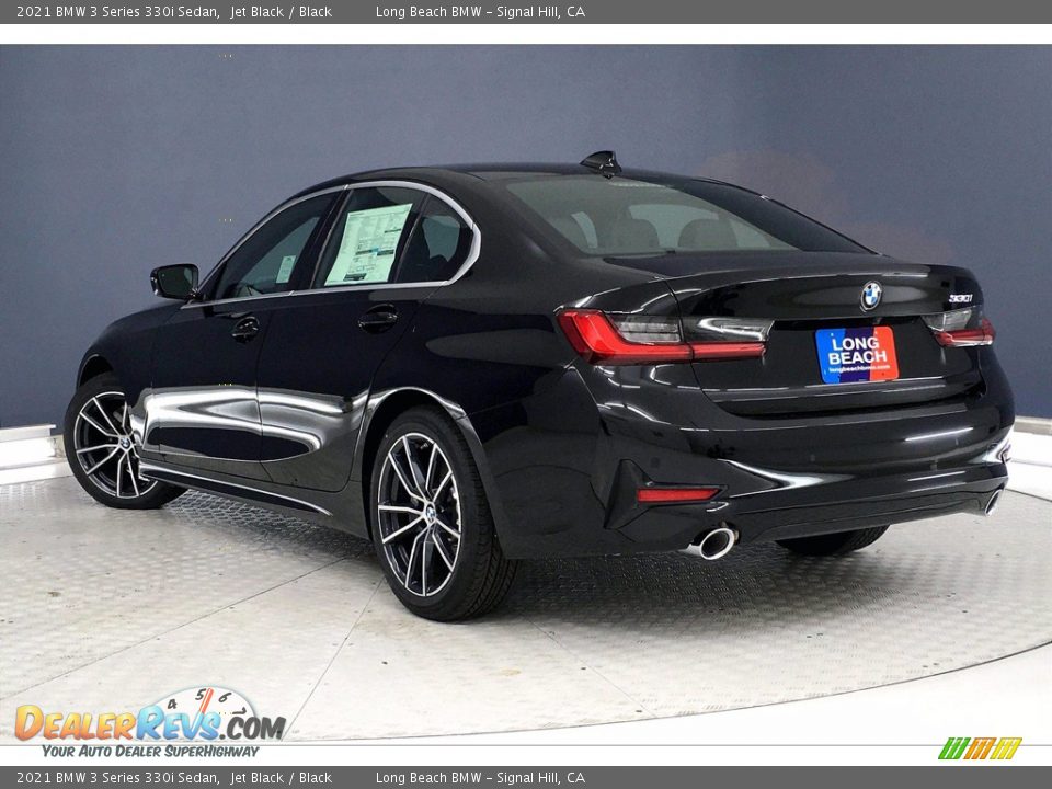 2021 BMW 3 Series 330i Sedan Jet Black / Black Photo #3