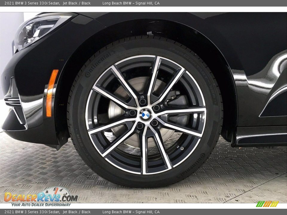 2021 BMW 3 Series 330i Sedan Jet Black / Black Photo #12