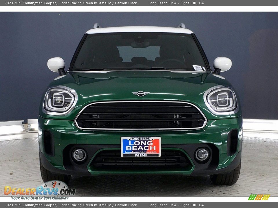 2021 Mini Countryman Cooper British Racing Green IV Metallic / Carbon Black Photo #2