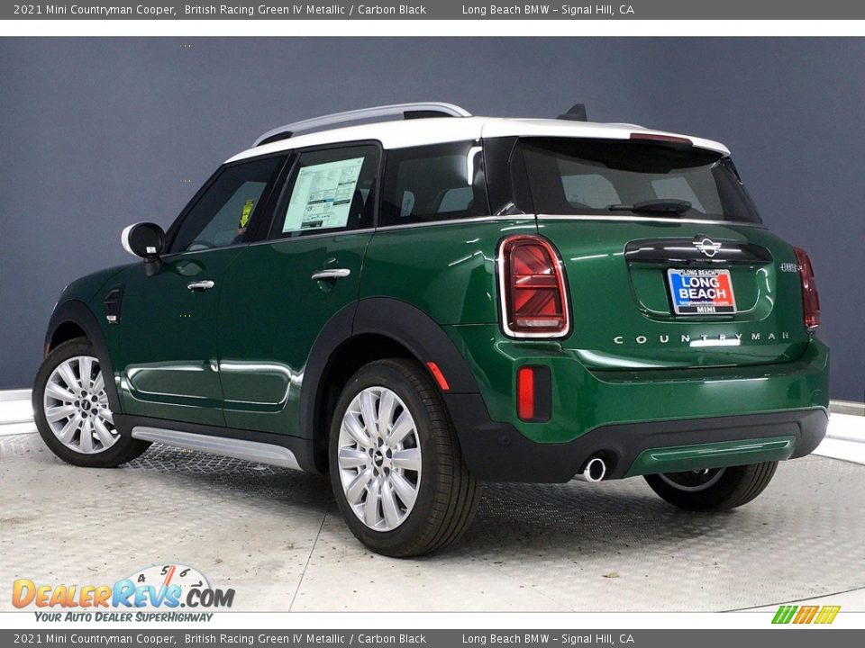 2021 Mini Countryman Cooper British Racing Green IV Metallic / Carbon Black Photo #3