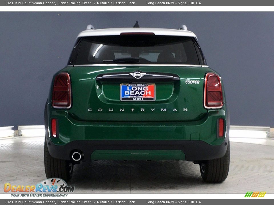 2021 Mini Countryman Cooper British Racing Green IV Metallic / Carbon Black Photo #4