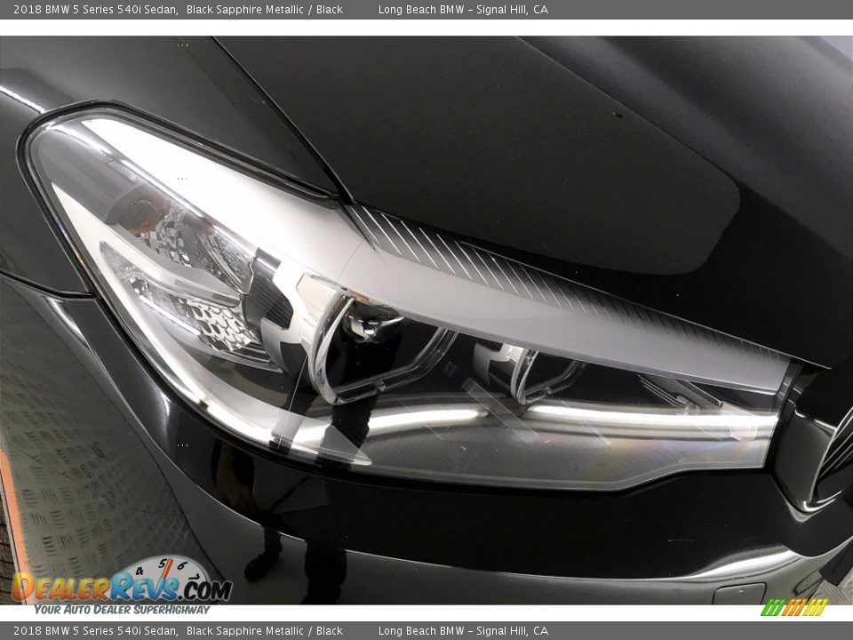2018 BMW 5 Series 540i Sedan Black Sapphire Metallic / Black Photo #26