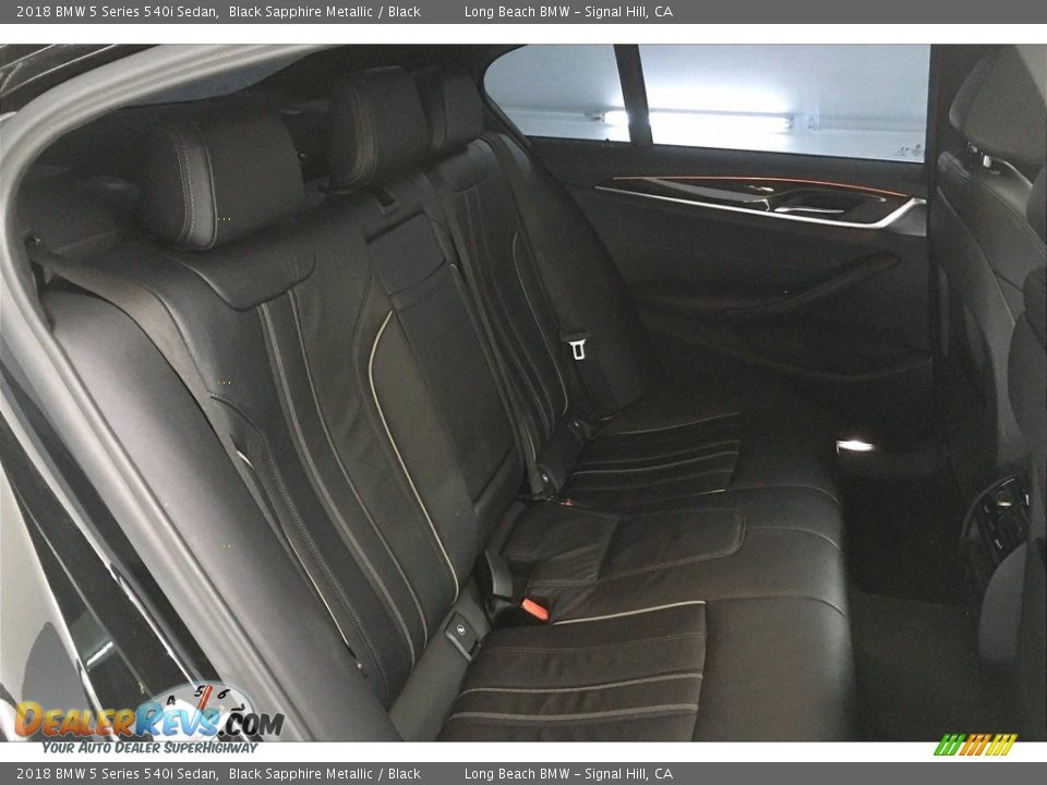 2018 BMW 5 Series 540i Sedan Black Sapphire Metallic / Black Photo #29