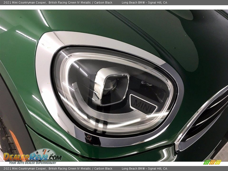 2021 Mini Countryman Cooper British Racing Green IV Metallic / Carbon Black Photo #14