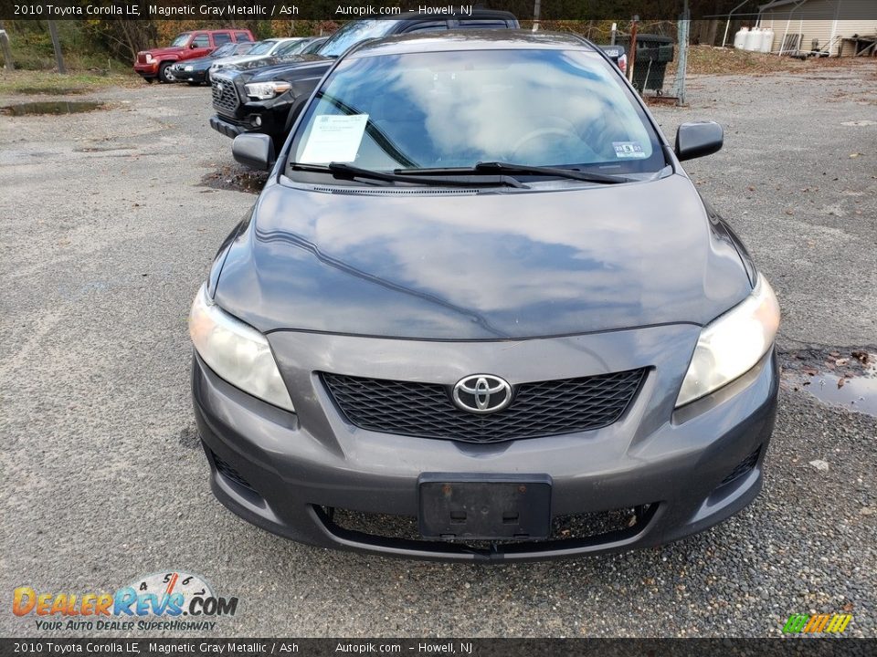 2010 Toyota Corolla LE Magnetic Gray Metallic / Ash Photo #2