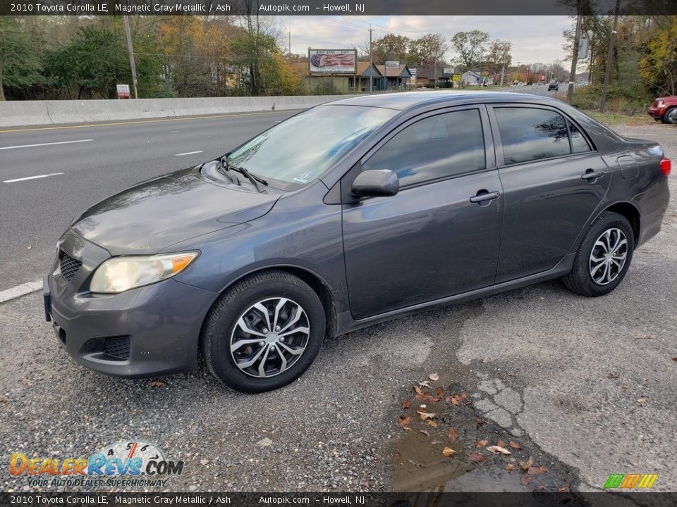 2010 Toyota Corolla LE Magnetic Gray Metallic / Ash Photo #3