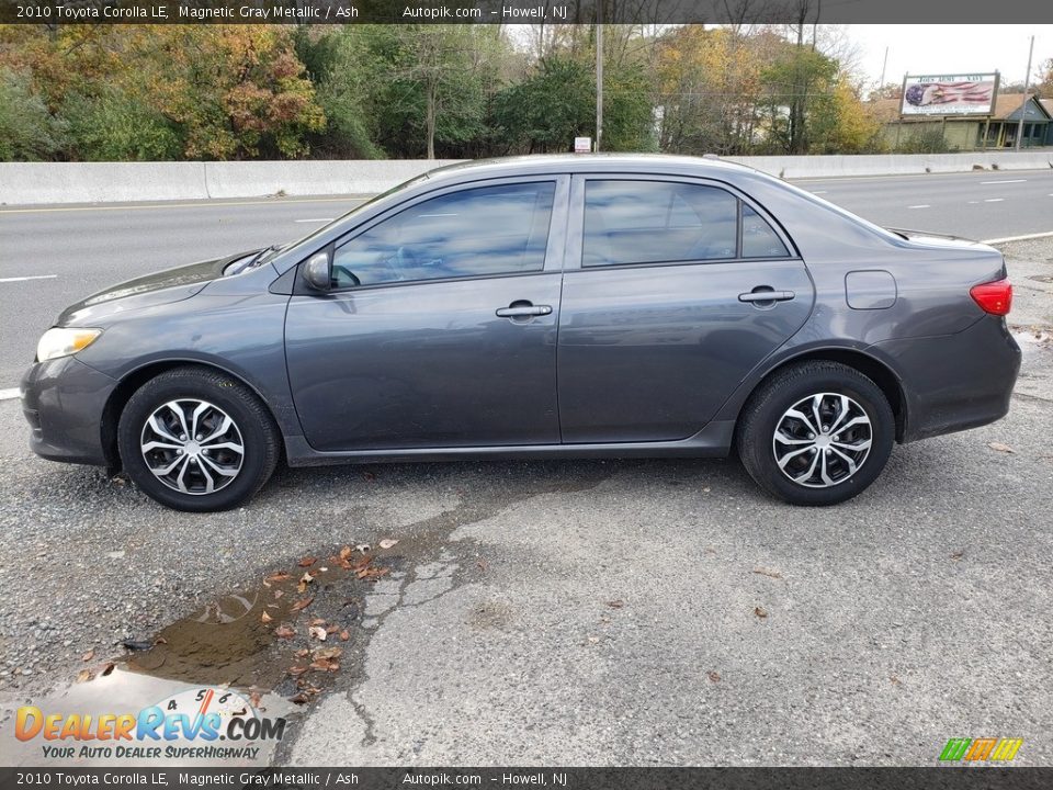 2010 Toyota Corolla LE Magnetic Gray Metallic / Ash Photo #4