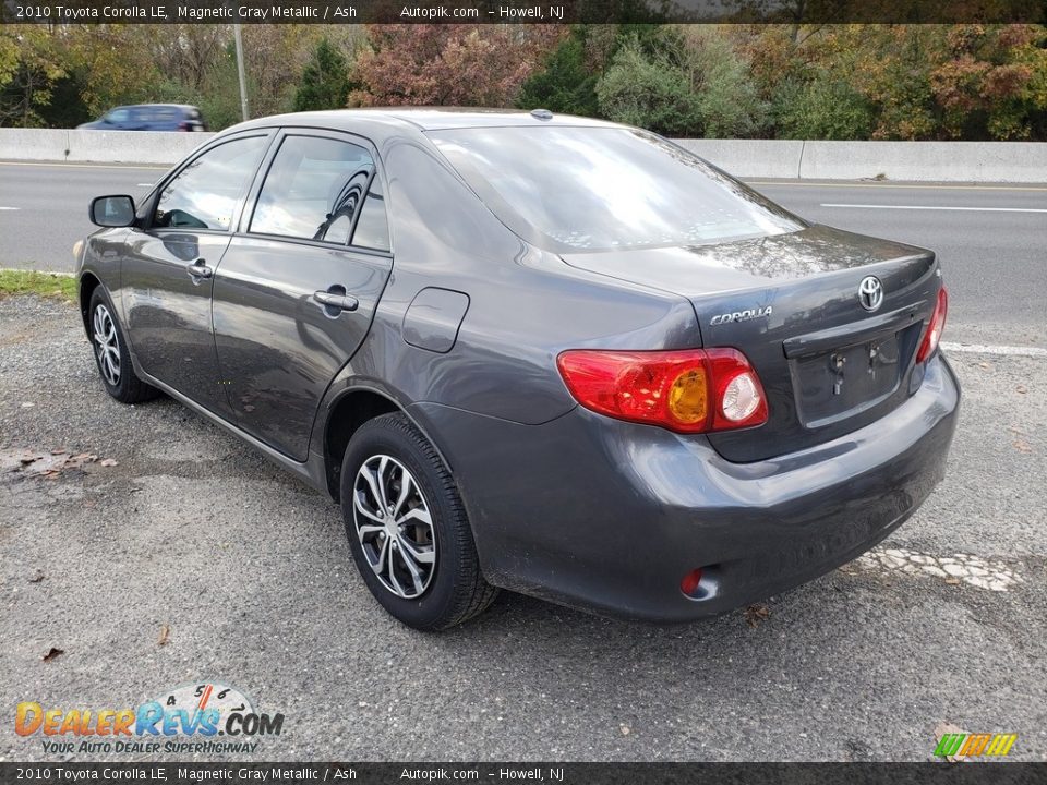 2010 Toyota Corolla LE Magnetic Gray Metallic / Ash Photo #5