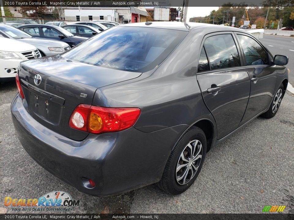 2010 Toyota Corolla LE Magnetic Gray Metallic / Ash Photo #7