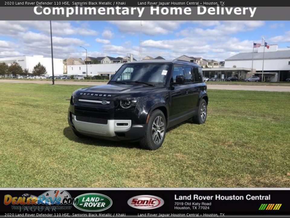 2020 Land Rover Defender 110 HSE Santorini Black Metallic / Khaki Photo #1