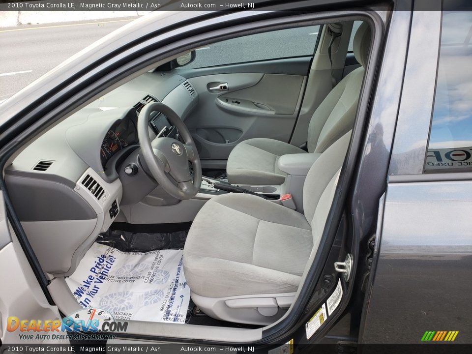 2010 Toyota Corolla LE Magnetic Gray Metallic / Ash Photo #9