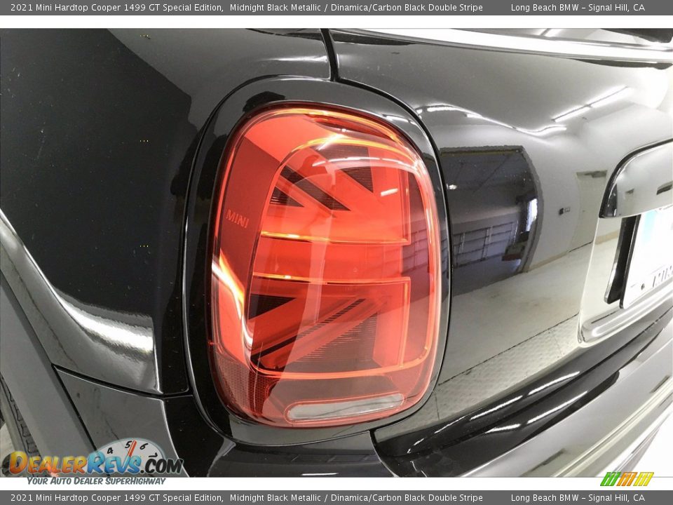 2021 Mini Hardtop Cooper 1499 GT Special Edition Midnight Black Metallic / Dinamica/Carbon Black Double Stripe Photo #15