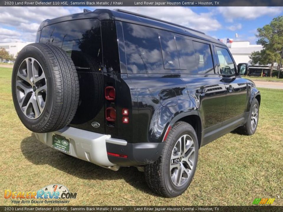 2020 Land Rover Defender 110 HSE Santorini Black Metallic / Khaki Photo #3