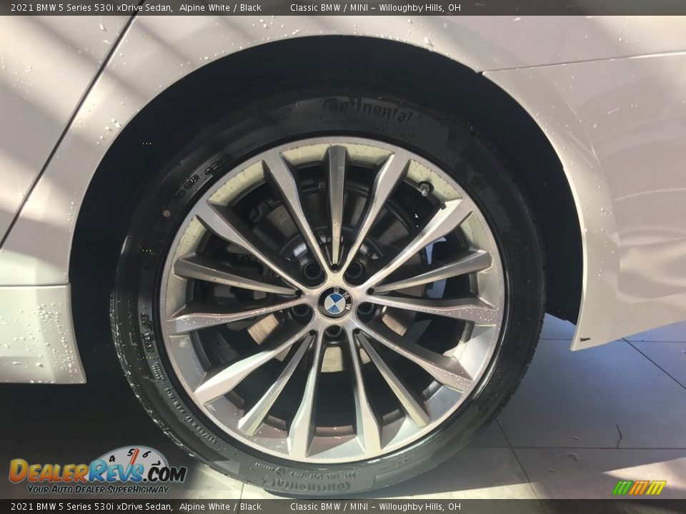 2021 BMW 5 Series 530i xDrive Sedan Alpine White / Black Photo #5