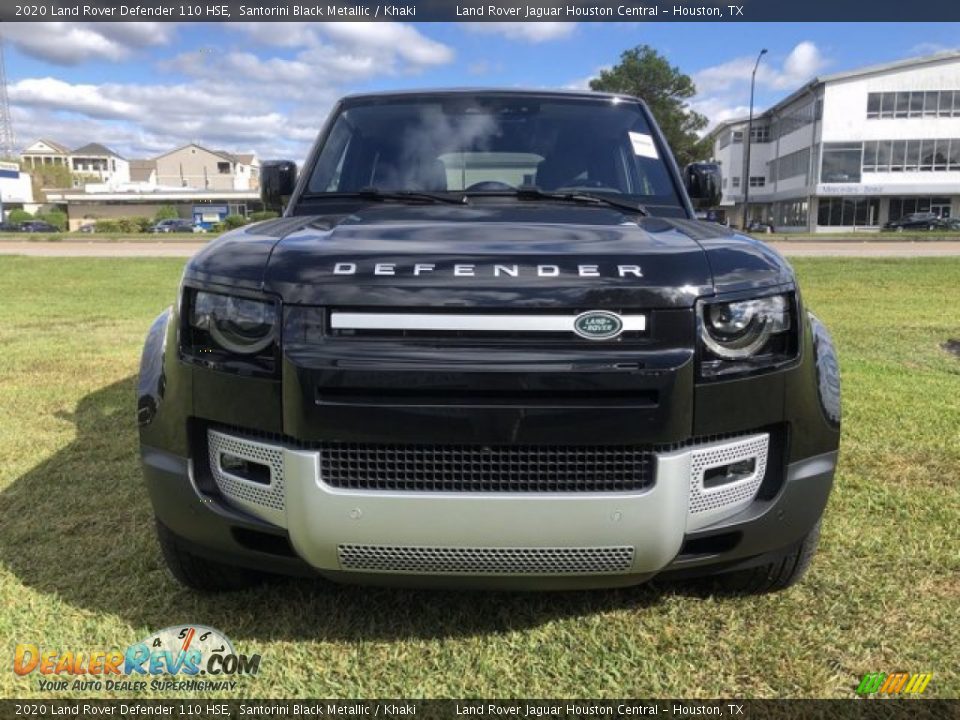 2020 Land Rover Defender 110 HSE Santorini Black Metallic / Khaki Photo #8