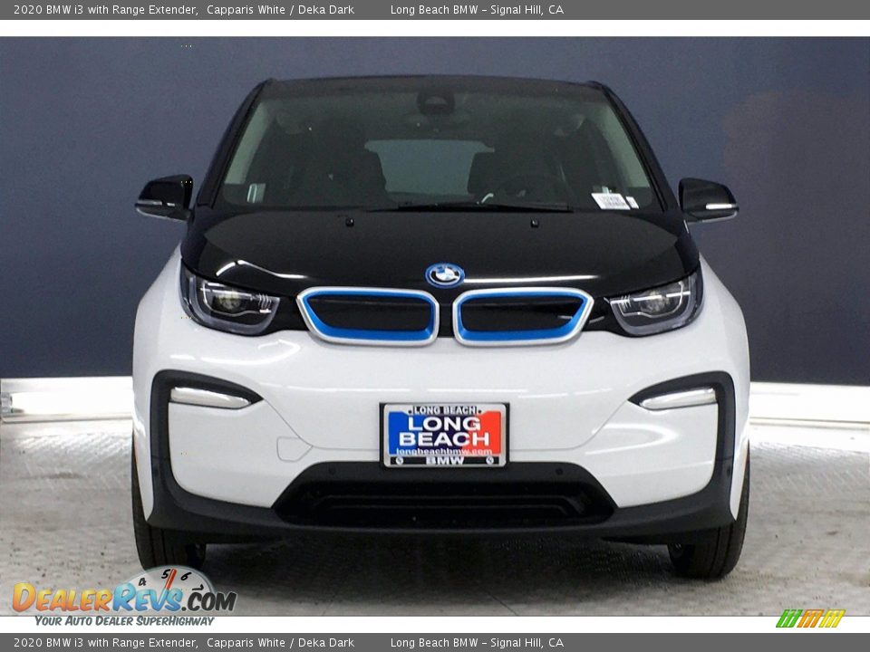 2020 BMW i3 with Range Extender Capparis White / Deka Dark Photo #2