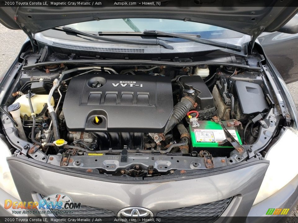 2010 Toyota Corolla LE Magnetic Gray Metallic / Ash Photo #21