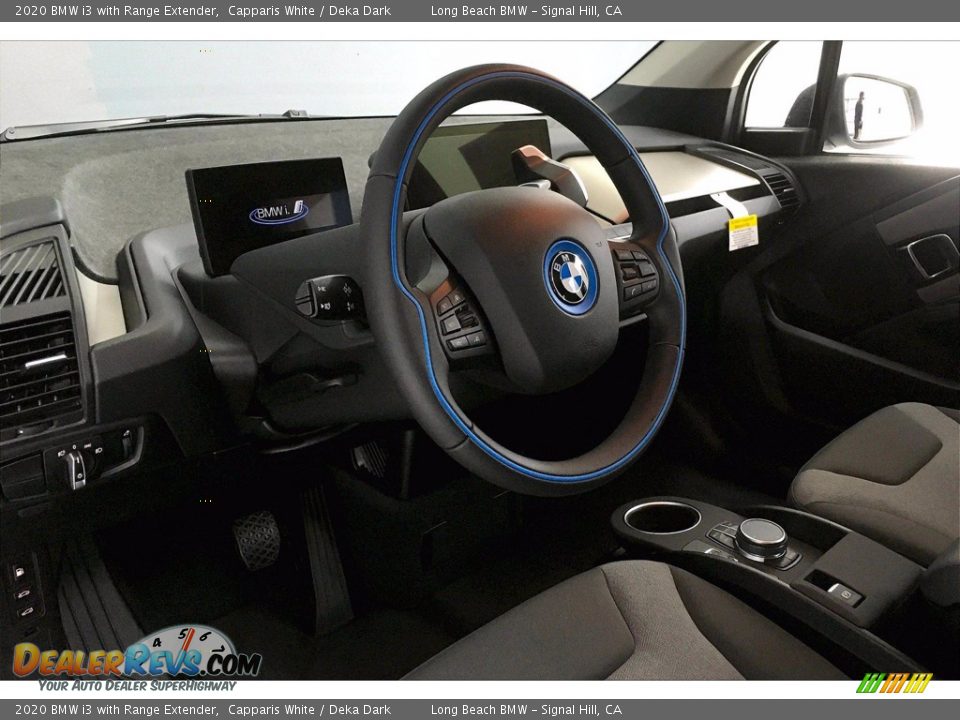 2020 BMW i3 with Range Extender Capparis White / Deka Dark Photo #7