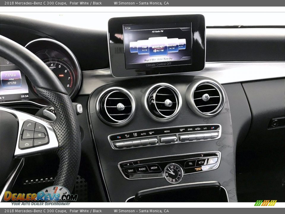 2018 Mercedes-Benz C 300 Coupe Polar White / Black Photo #5