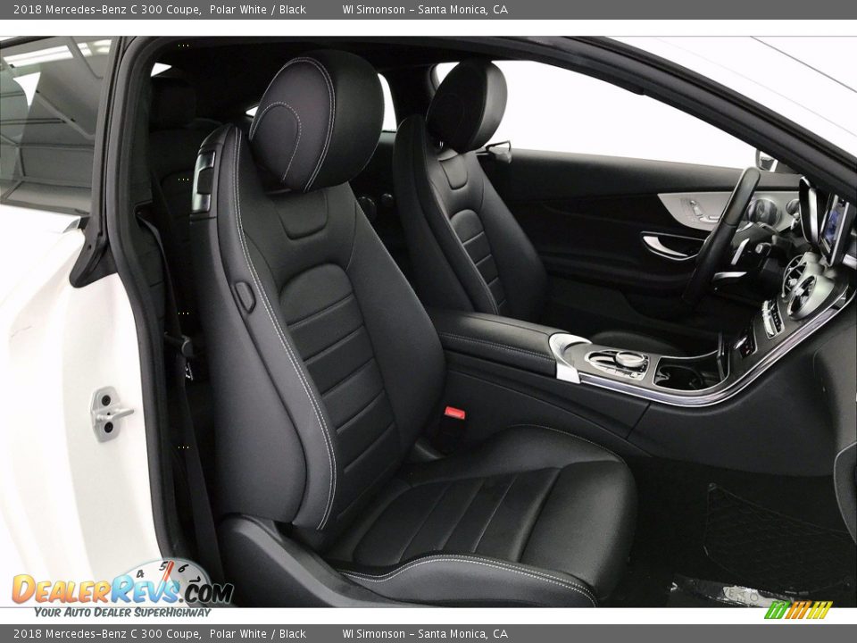 2018 Mercedes-Benz C 300 Coupe Polar White / Black Photo #6