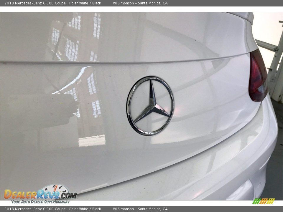 2018 Mercedes-Benz C 300 Coupe Polar White / Black Photo #7