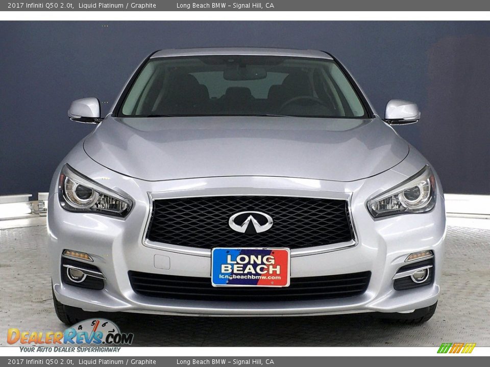 2017 Infiniti Q50 2.0t Liquid Platinum / Graphite Photo #2