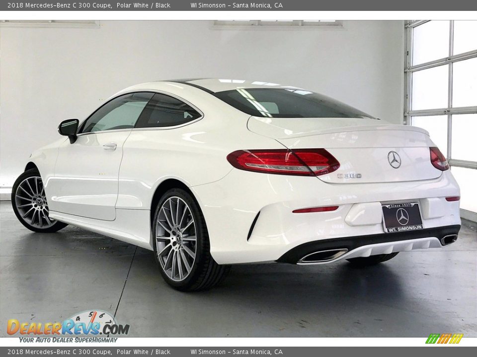 2018 Mercedes-Benz C 300 Coupe Polar White / Black Photo #10