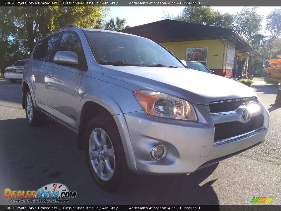 2009 Toyota RAV4 Limited 4WD Classic Silver Metallic / Ash Gray Photo #1