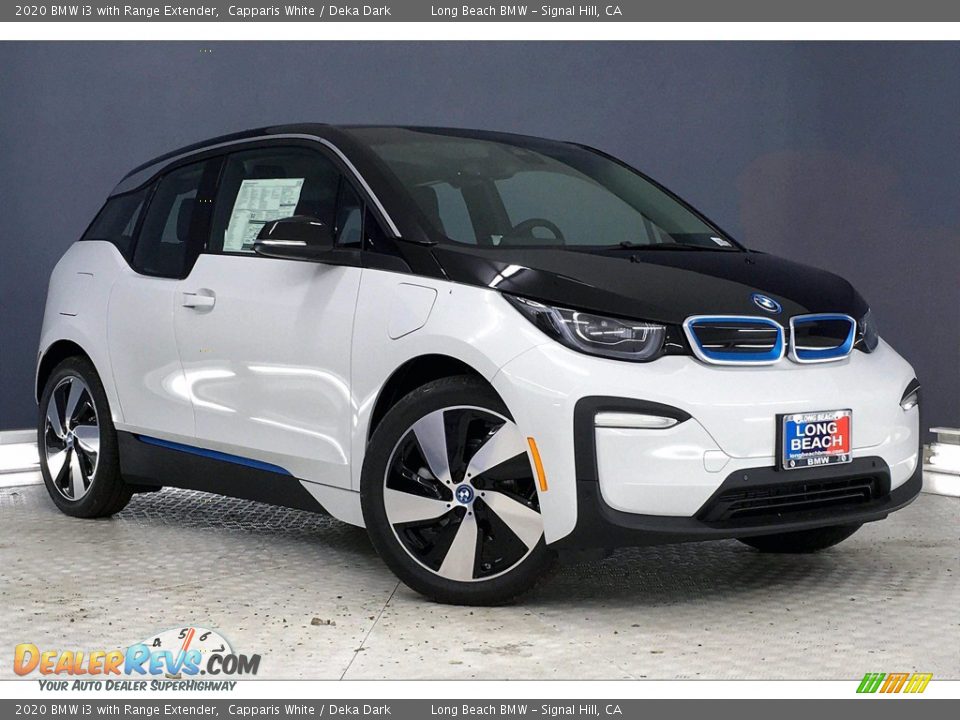 2020 BMW i3 with Range Extender Capparis White / Deka Dark Photo #19