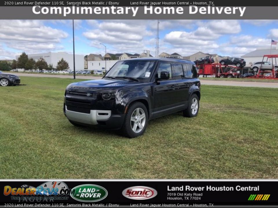 2020 Land Rover Defender 110 SE Santorini Black Metallic / Ebony Photo #1