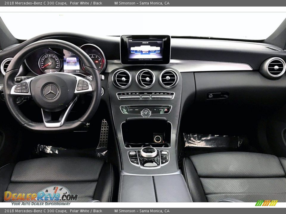 2018 Mercedes-Benz C 300 Coupe Polar White / Black Photo #15