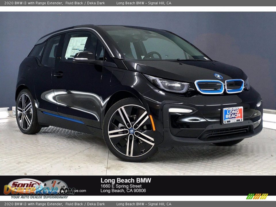 2020 BMW i3 with Range Extender Fluid Black / Deka Dark Photo #1