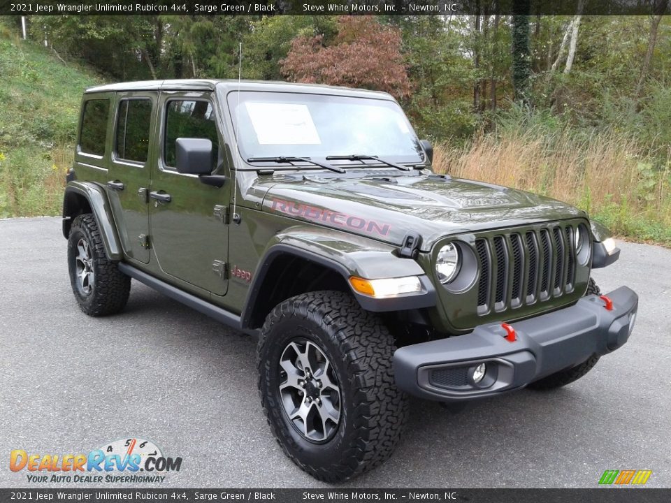 Sarge Green 2021 Jeep Wrangler Unlimited Rubicon 4x4 Photo #7