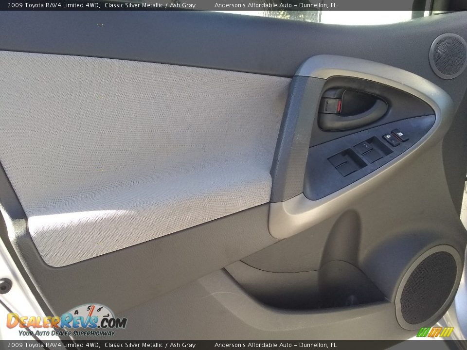 2009 Toyota RAV4 Limited 4WD Classic Silver Metallic / Ash Gray Photo #9