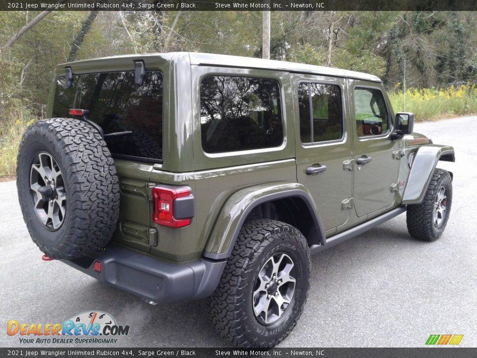Sarge Green 2021 Jeep Wrangler Unlimited Rubicon 4x4 Photo #9