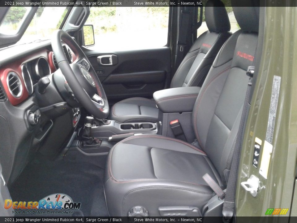 Front Seat of 2021 Jeep Wrangler Unlimited Rubicon 4x4 Photo #11