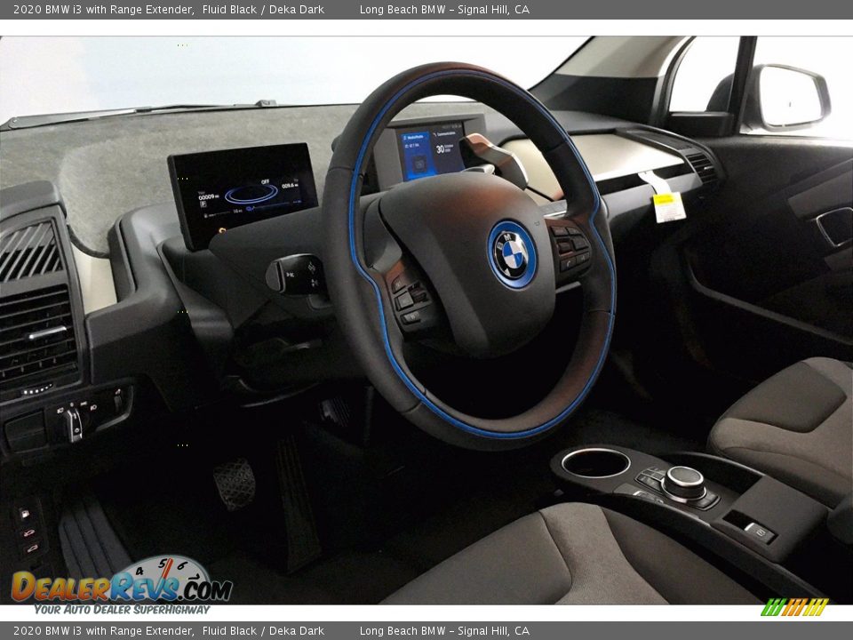 2020 BMW i3 with Range Extender Fluid Black / Deka Dark Photo #7