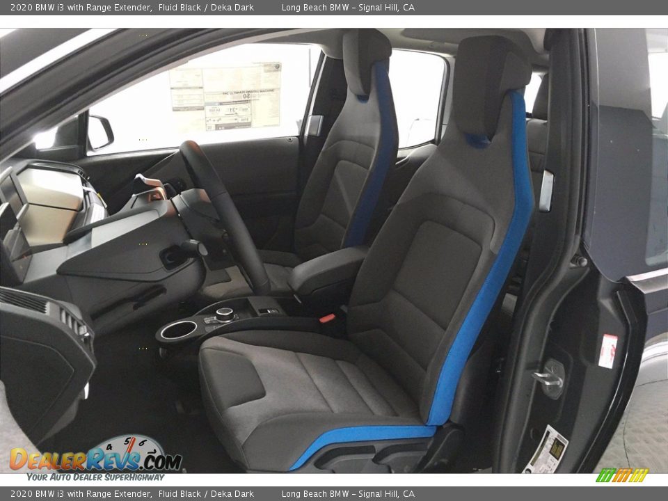 2020 BMW i3 with Range Extender Fluid Black / Deka Dark Photo #9